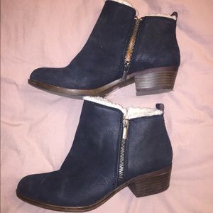 Lucky Brand Basel Ankle Booties Blue